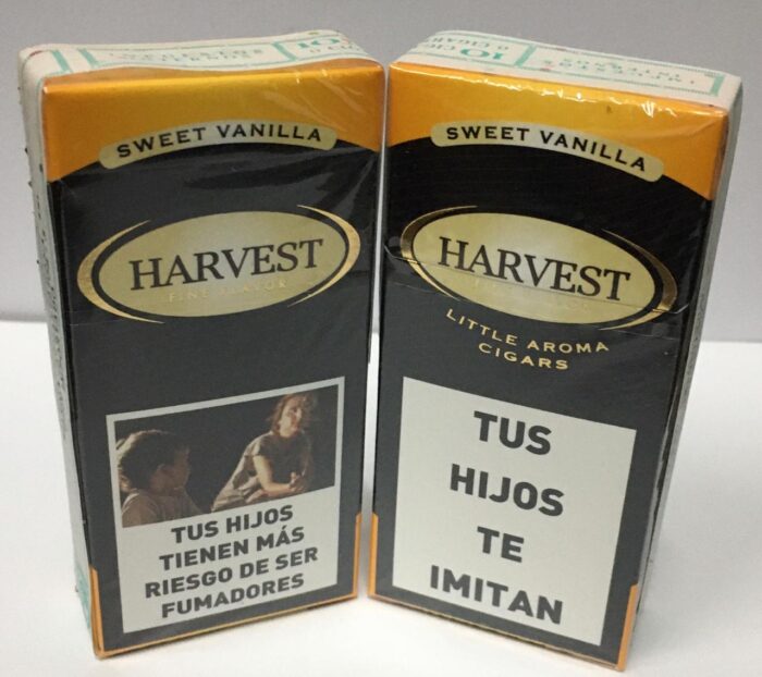 Cigarros Puritos con filtro Harvest Vainilla x 10