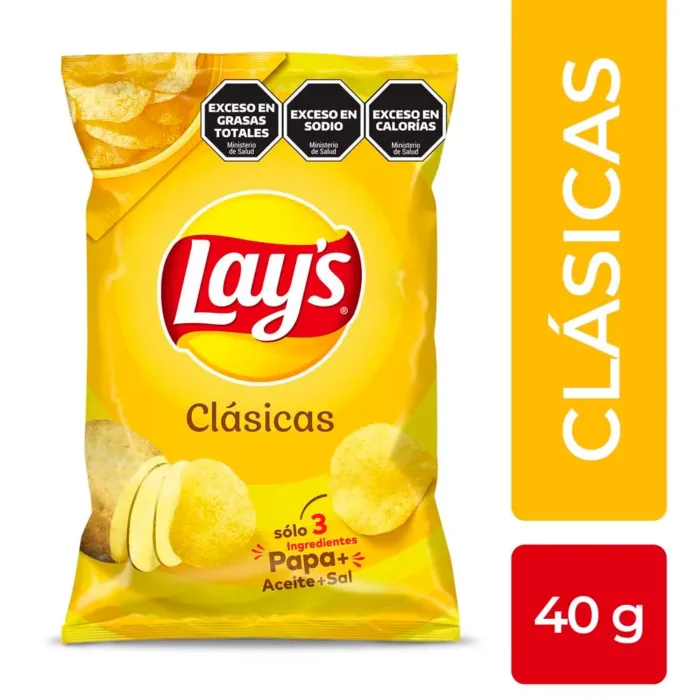 Papas Fritas Lays x 40grs