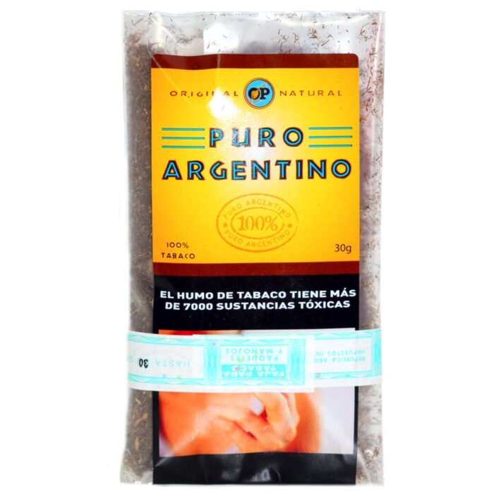 Tabaco Para armar Puro Argentino Natural x 30grs